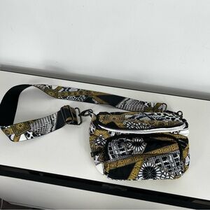 THINK ROYLN quilted puffer multicolor crossbody purse